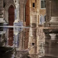 Hôtel de Ville La Rochelle nuit et pluie