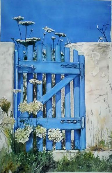 portail  bleu
