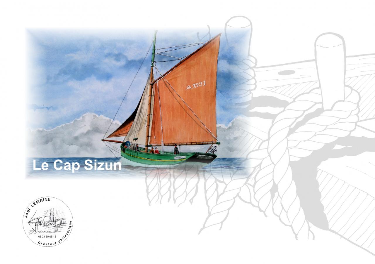 Plaquette cap sizun timbre 2017