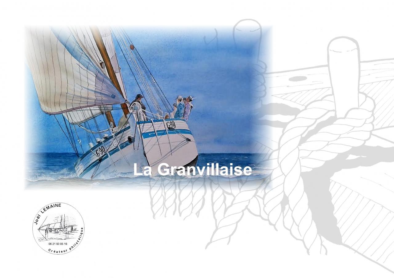 Plaquette Granvillaise timbre 2017